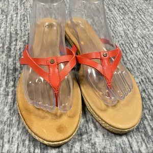 Ugg Annice Flip Flop Sandal 10 Tango Red